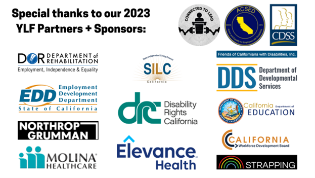 Special Thanks to our YLF Partners and Sponsors